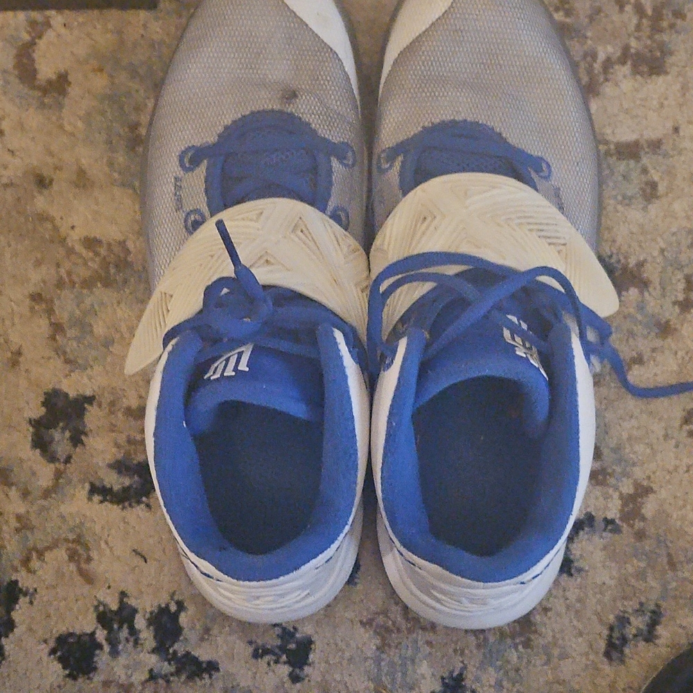 Nike Blue and White Athletic Shoes